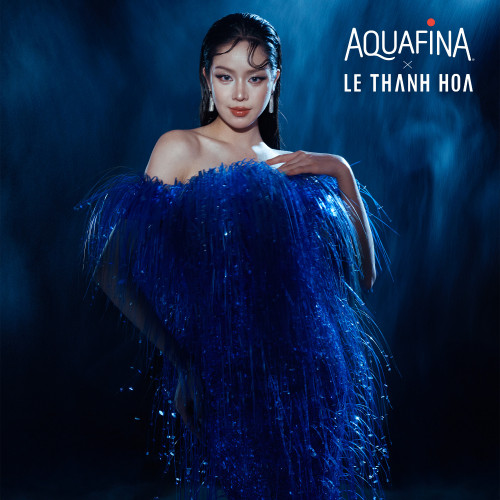 Thanh Hằng xuất hiện trên trang Aquafina