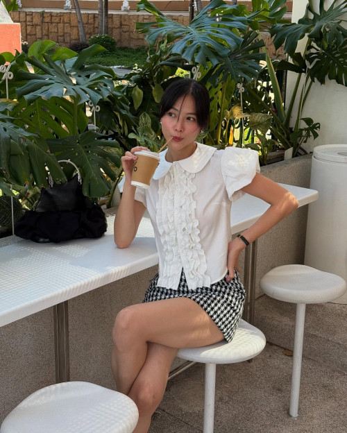 Áo blouse tay bồng - 2