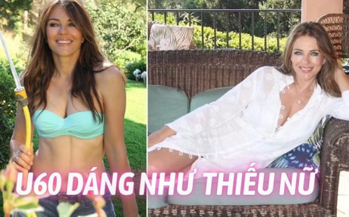 Elizabeth Hurley với thân hình "gầy gò", vóc dáng săn chắc không thua kém thiếu nữ, bí quyết là chế độ ăn uống giản đơn không ai ngờ.
