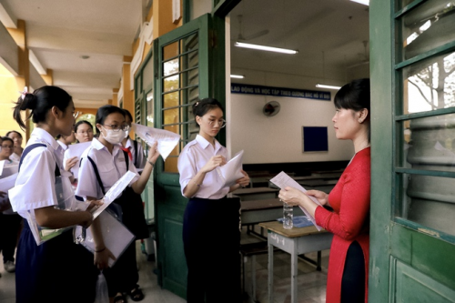 Cập nhật: Kỳ thi tuyển sinh lớp 10 năm ngoái