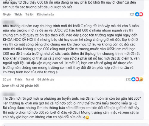 Học sinh hoang mang trước thông tin tuyển sinh