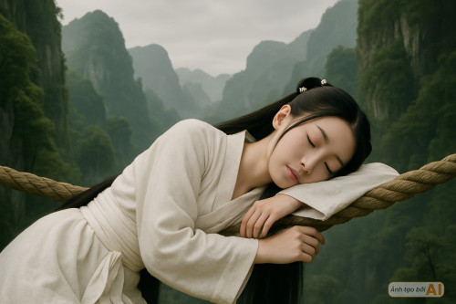 Tiều Long Nữ do AI tạo ra