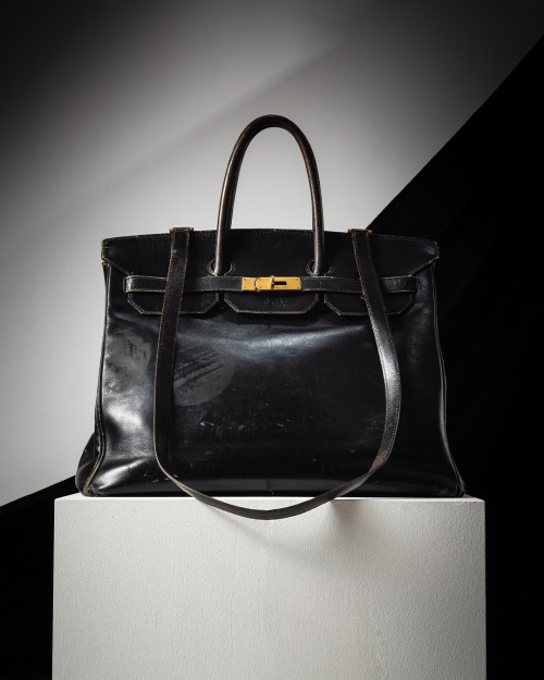 Túi Hermès nguyên bản của Jane Birkin được mang ra bán đấu giá.