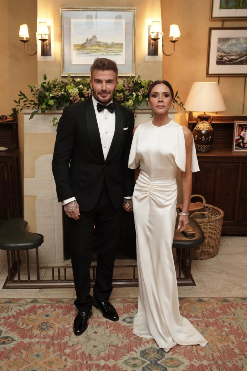 Beckham tại sự kiện phong tước