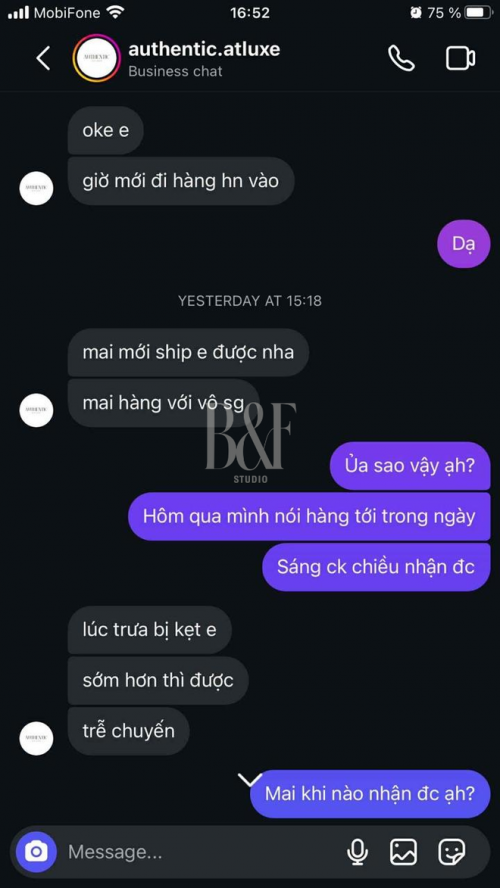 Giao dịch đồ hiệu trên mạng