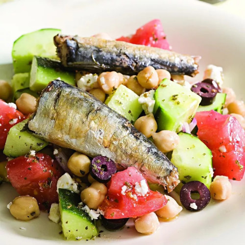 Salad cá mòi Hy Lạp - Ảnh 3.