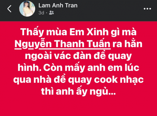 Chủ tài khoản Lam Anh Tran