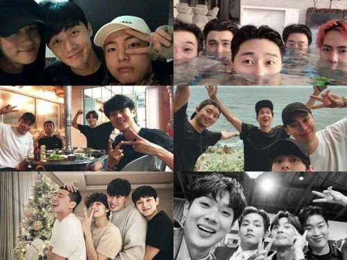 Wooga là hội bạn thân thiết nổi tiếng showbiz Hàn.