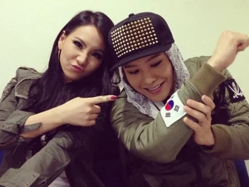G-Dragon và CL tại YG