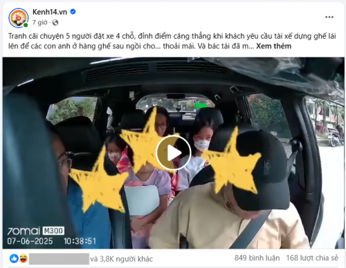 Vụ 5 người đặt xe 4 chỗ còn thái độ: “Em hiểu rồi, hiểu rồi” nhưng lại không hiểu chuyện
