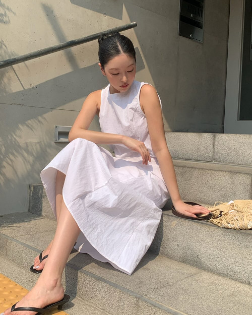 Váy vải nhẹ mát