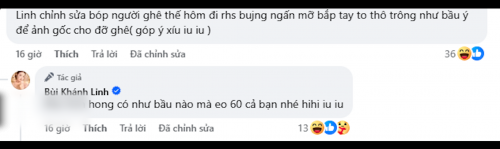 Khánh Linh đáp trả netizen khi bị chỉ trích