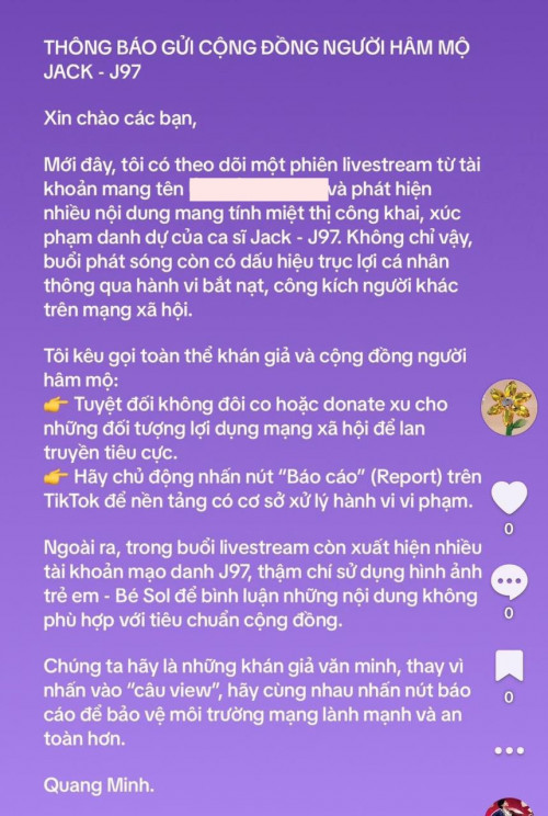 Phía Jack bắt ngờ cảnh báo nóng, còn nhắc đến bé Sol- Ảnh 2.