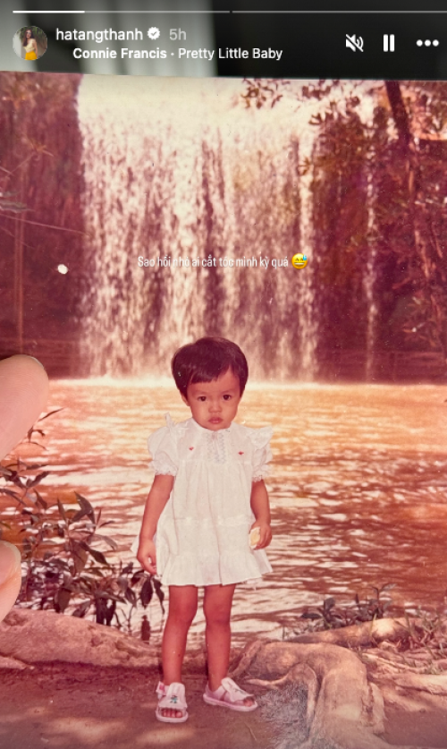 Tăng Thanh Hà thời thơ ấu - Ảnh 1.