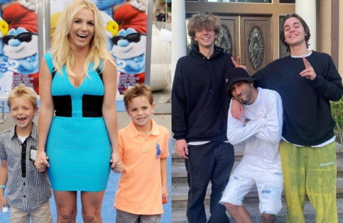 Britney và Jayden James.