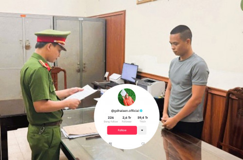 Lê Văn Hải, chủ kênh TikTok “Gia đình Hải Sen”
