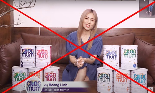 BTV Hoàng Linh từng quảng cáo sản phẩm