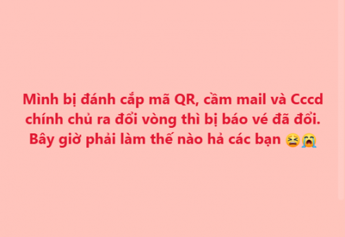 Người hâm mộ hoang mang khi mã QR bị quét