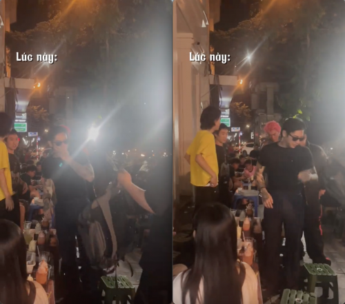 DPR Ian tại hàng bánh mì