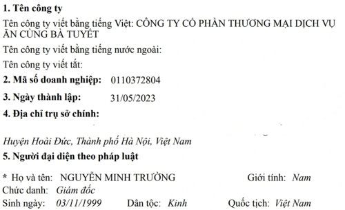 Công ty giải thể
