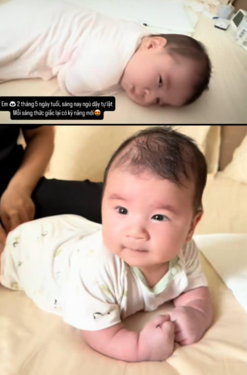 Bé Panda đã biết lật