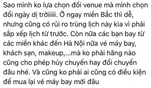 Fanmeeting gặp khó khăn do thay đổi lịch trình