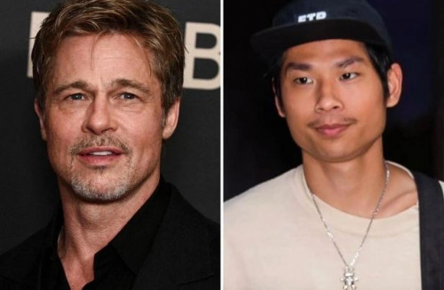 Pax Thiên và Brad Pitt