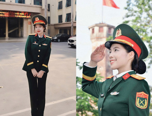 Á hậu Châu Anh trong trang phục truyền thống