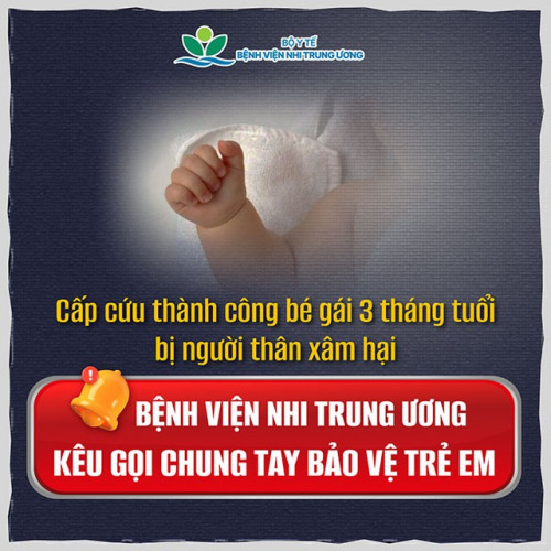 Bắt giữ người đàn ông xâm hại bé gái 3 tháng tuổi, Bệnh viện Nhi đưa ra lời kêu gọi - Ảnh 1.