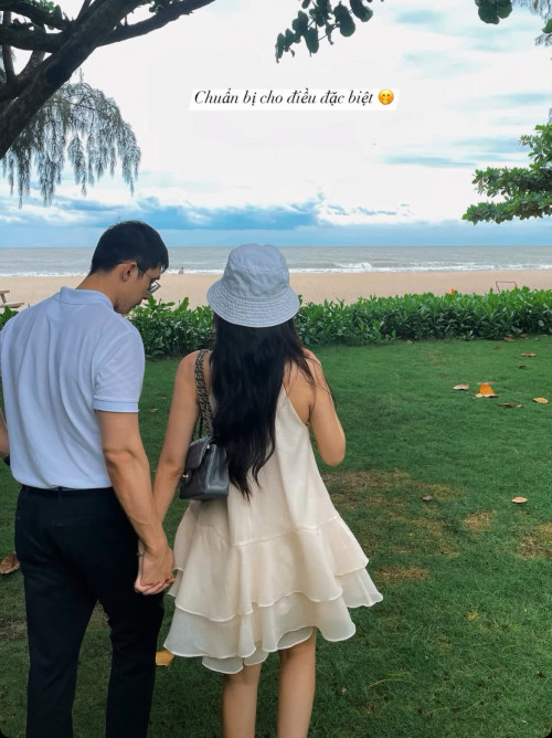 Cặp đôi cùng đã check in Hồ Tràm để chuẩn bị cho ngày trọng đại