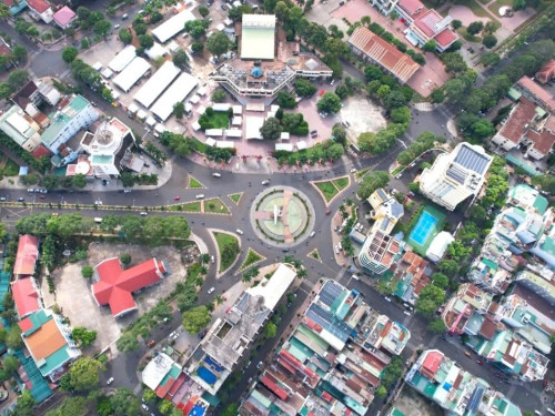 Khu vực ngã sáu Buôn Ma Thuột.