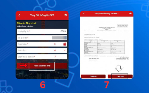Cách cập nhật số CCCD thành mã số thuế ngay trên điện thoại
