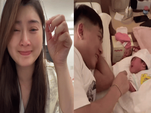 Thanh Trúc rưng rưng khi cầm que thử thai, công khai khoảnh khắc bí mật bên nam ca sĩ.