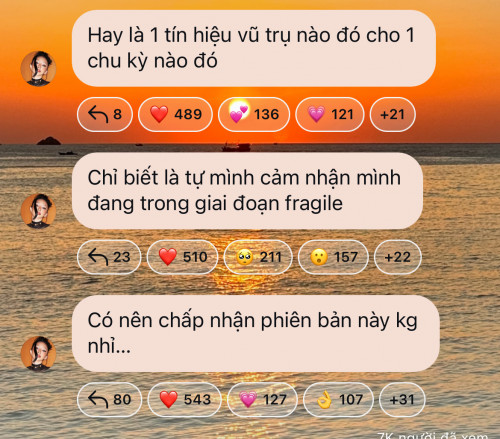 Tóc Tiên chia sẻ tâm trạng