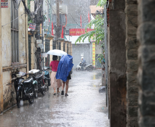 Mưa lớn tại Hà Nội
