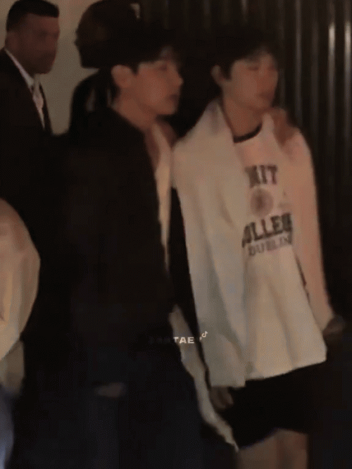 V và Park Bo Gum tại sự kiện