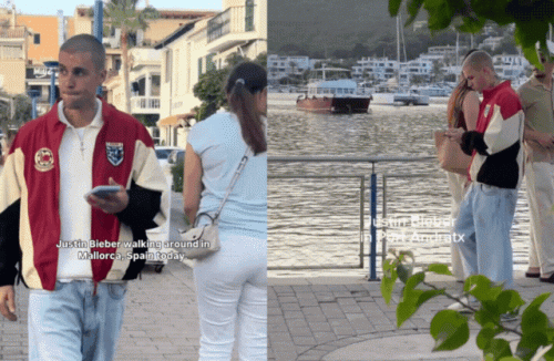 Justin Bieber tại Tây Ban Nha.