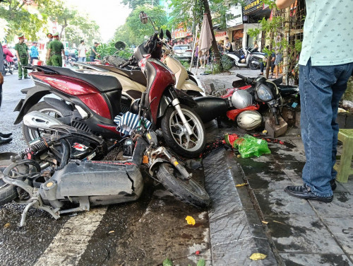 Hiện trường vụ tai nạn