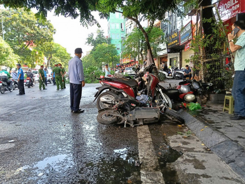 Hiện trường vụ tai nạn