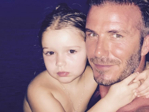 David Beckham bên Harper