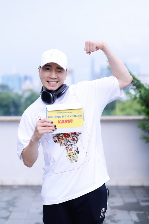 Karik là 1 trong 9 thành viên chính thức của dàn cast Running Man Việt mùa 2