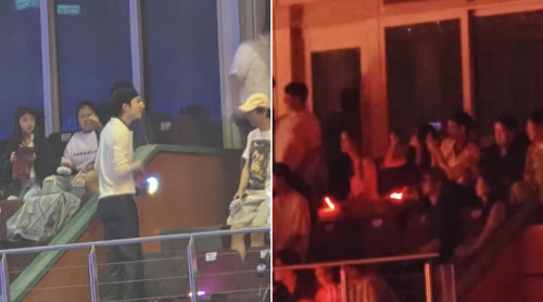 Lee Soo Hyuk bay đến tặng hoa cho G-Dragon