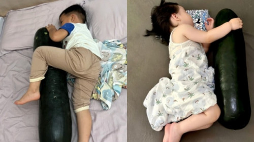 Giải mã trào lưu ngủ chung với bí đao, bác sĩ: Mát, khỏe thật hay giả?