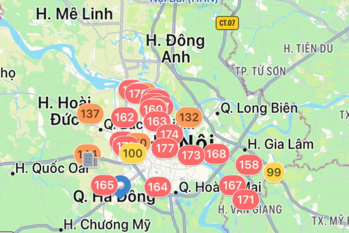 Hà Nội ô nhiễm không khí