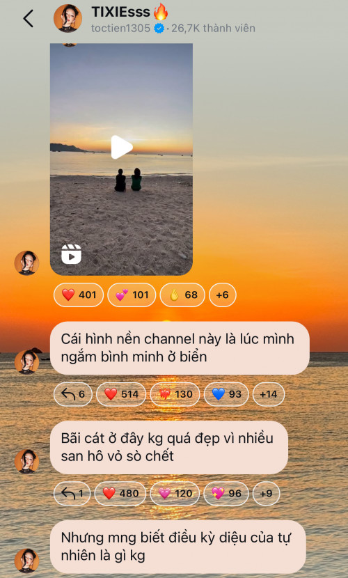 Tóc Tiên thể hiện tâm trạng buồn bã