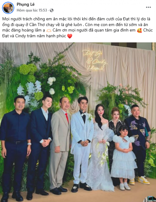 Cindy Lư và Đạt G trong lễ cưới