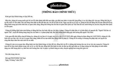 Tiệm photobooth tại Hà Nội lên tiếng xin lỗi nạn nhân sau 1 tuần xảy ra vụ việc.