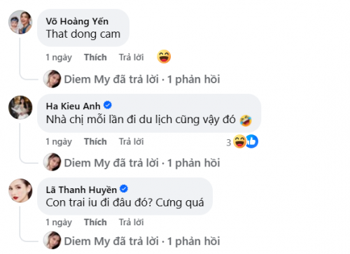 Các mẹ bỉm Vbiz đồng cảm với Diễm My