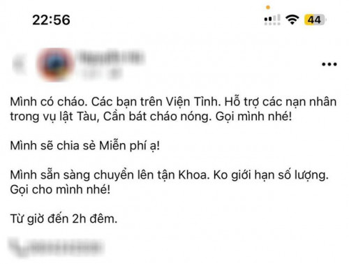 Người Hạ Long lập tức miễn phí loạt khách sạn, nấu cháo, lái xe giúp đỡ người gặp nạn