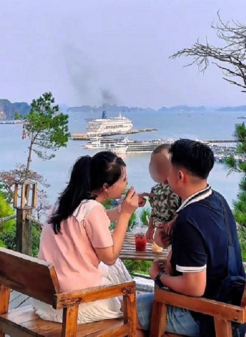 Gia đình chị Ngân.